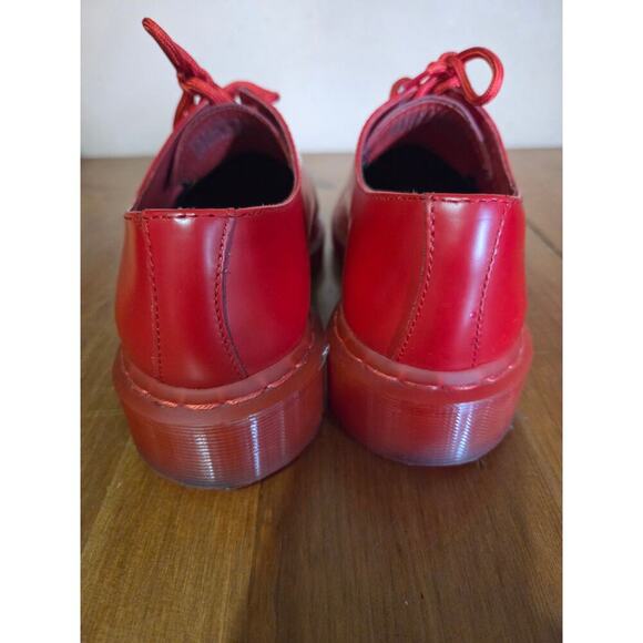 Dr. Martens Poppy Red Oxfords Womens Sz 8 Rare Hard To Find Like New!! - Picture 4 of 8